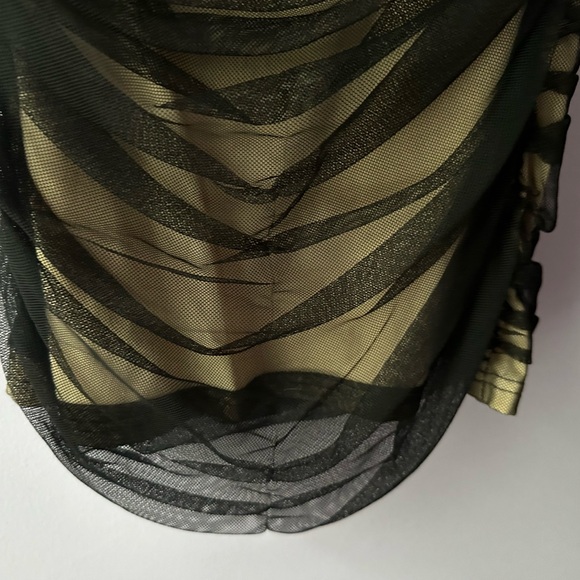 Boston Proper Black Tulle Top Size M - Picture 11 of 11